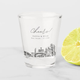Copo De Shot Reno Nevada Favor Cheers Shot Glass