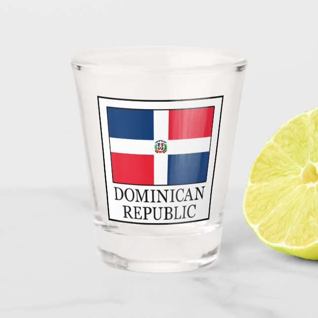 Copo De Shot República Dominicana (Frente)