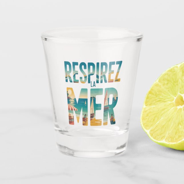 Copo De Shot Respirar um Mer (Frente)