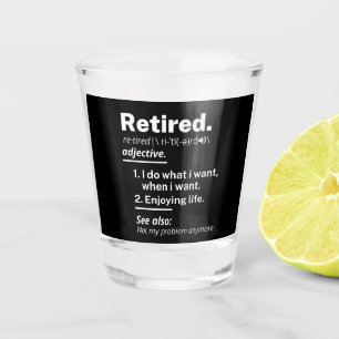 Copo De Shot retired. definition funny retirement