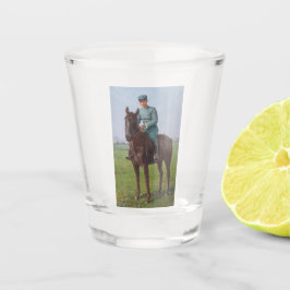 Copo De Shot Retrato de Attilio Triboletti (Soldado de Cavalari