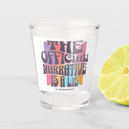 Copo De Shot Retro Conspiracy Theory