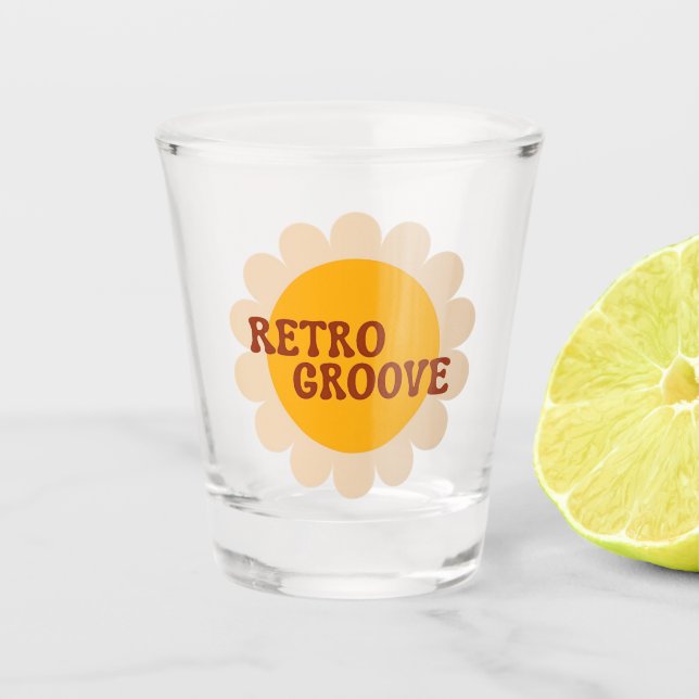 Copo de Shot Retro Groove (Frente)