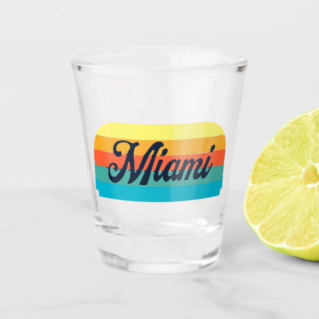 Copo De Shot Retro Miami (Frente)
