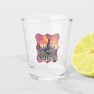 Copo De Shot Retro Sachsen Skyline