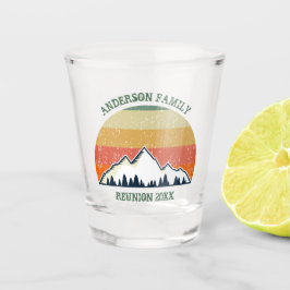 Copo De Shot Reunião Familiar Personalizada Linda Natureza Suns