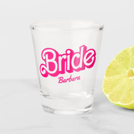 Copo De Shot Rico rosa e Festa de solteira fabulosa