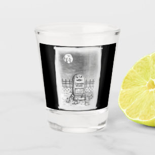 Copo De Shot RIP Máscaras e Vacina Estúpidas de Sensação Comum