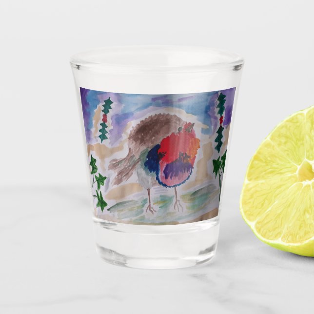 Copo De Shot Robin Natal (Frente)