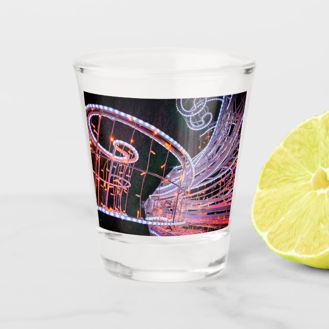 Copo De Shot Rodovalho rosa (Frente)