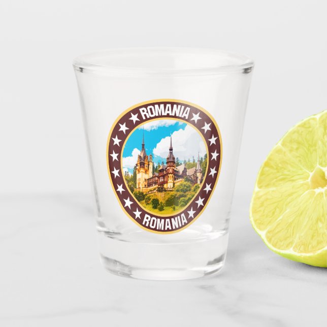 Copo De Shot Romênia (Frente)