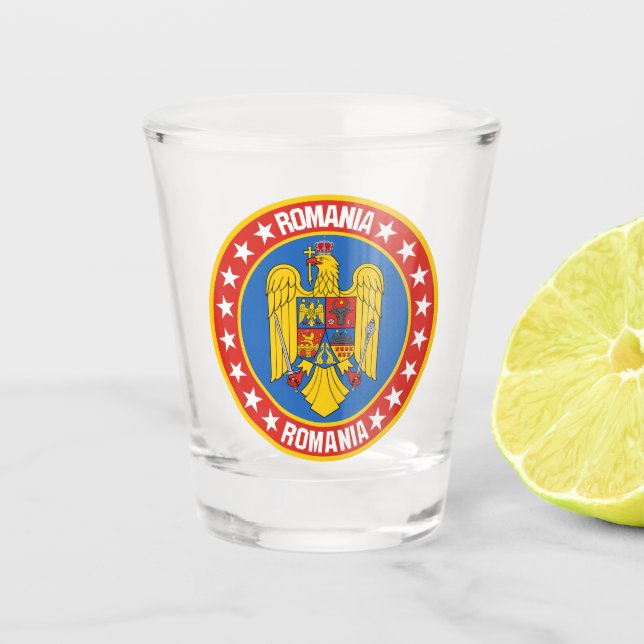 Copo De Shot Romênia (Frente)