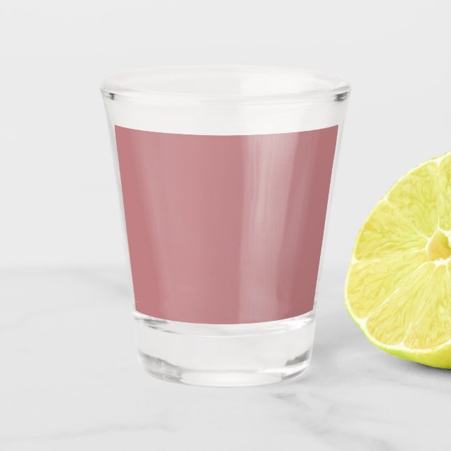 Copo De Shot Rosa Empoeirada (Frente)