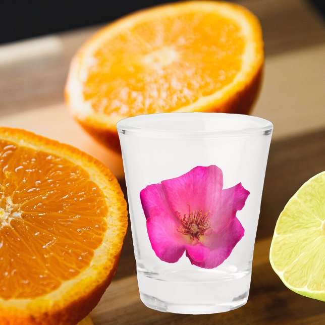 Copo De Shot Rosa Rosa de Caneta Hidrográfica (Criador carregado)