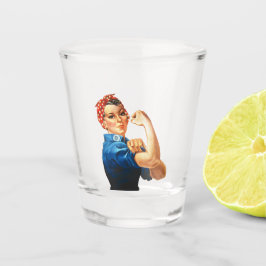 Copo De Shot Rosie The Riveter