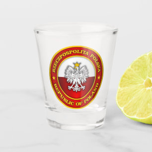 Copo De Shot Roupa de Medalhão Polonês