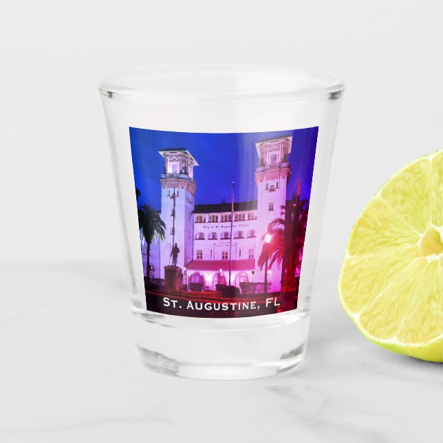 Copo De Shot Rua. Augustine, FL - Hotel Alcazar (Frente)