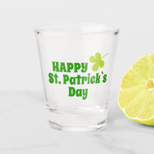 Copo De Shot Rua do dia de Patrick Shamrock Green Beer