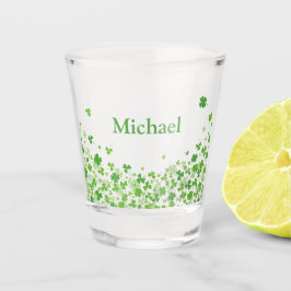 Copo De Shot Rua. Patrick's Day personalizado shamrock