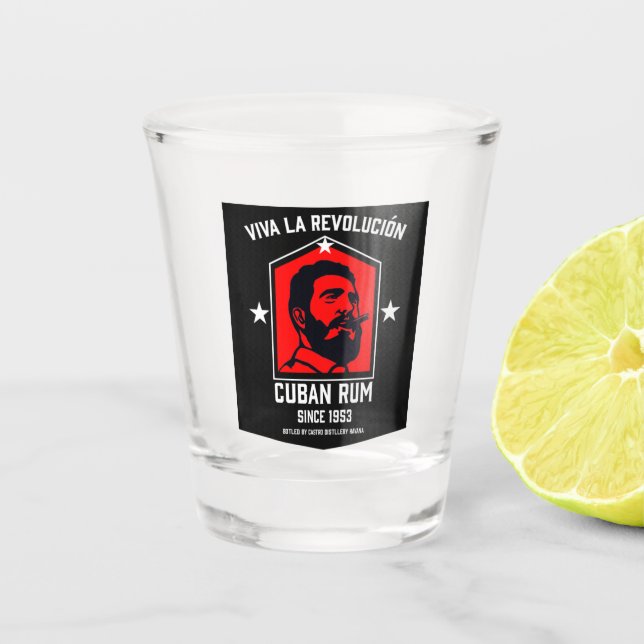 Copo De Shot Rum Drinkers em Cubo (Frente)