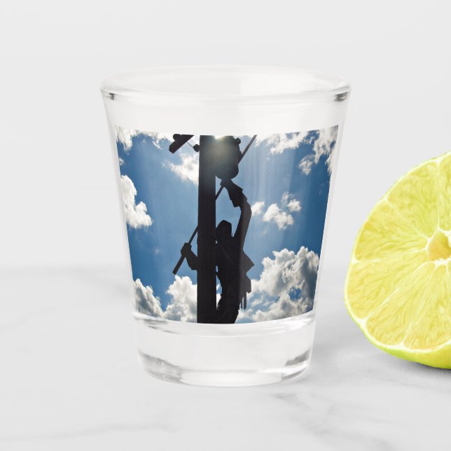 Copo De Shot Rusty the Lineman (Frente)