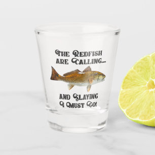 Copo De Shot Salmonetess engraçados que chamam peixes do