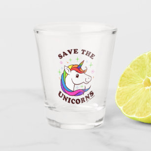 Copo De Shot Salvar os unicórnios
