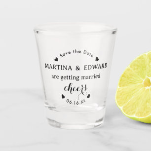 Copo De Shot Salve a Data Casamento Personalizado brindes