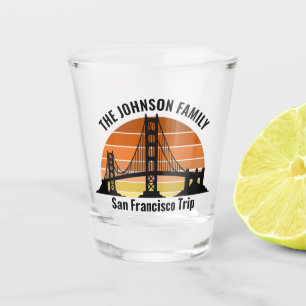 Copo De Shot San Francisco Bridge Sunset Trip Souvenir