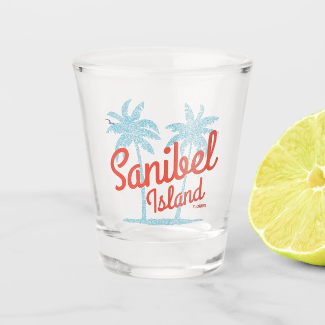Copo De Shot Sanibel Island Florida Golfo Coast Souvenir (Frente)