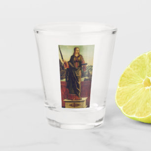 Copo De Shot Santa Anastácia de Roma Arte Premium