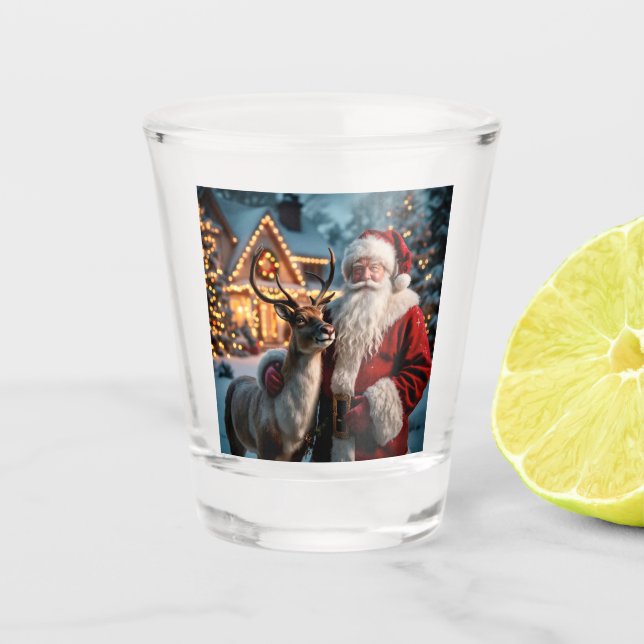 Copo De Shot Santa Claus Shot Glass (Frente)