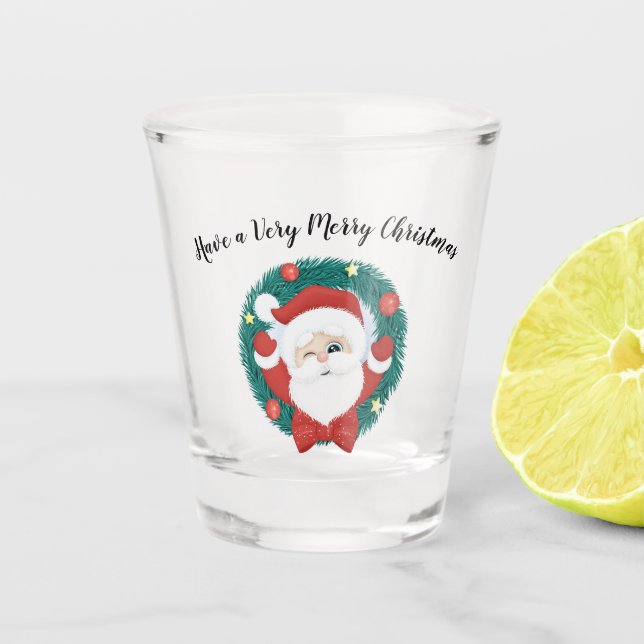 Copo De Shot Santa Claus Shot Glass (Frente)