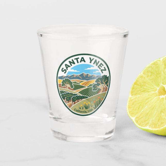 Copo De Shot Santa Ynez EUA (Frente)