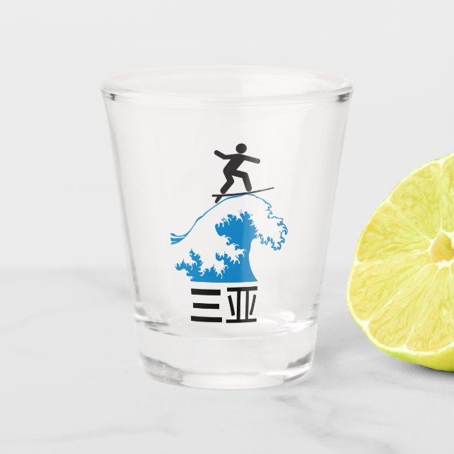 Copo De Shot Sanya (亚 三) - CHINA (Frente)
