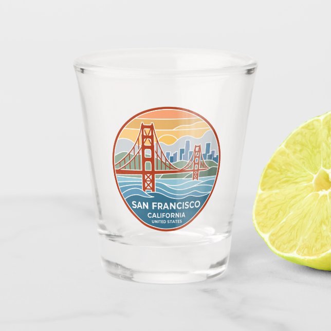 Copo De Shot São Francisco Califórnia (Frente)