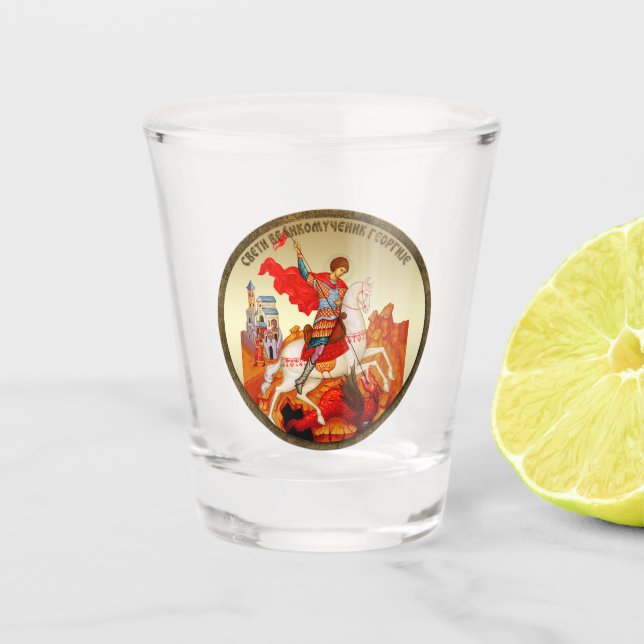 Copo De Shot São Jorge o Grande Mártir (Frente)