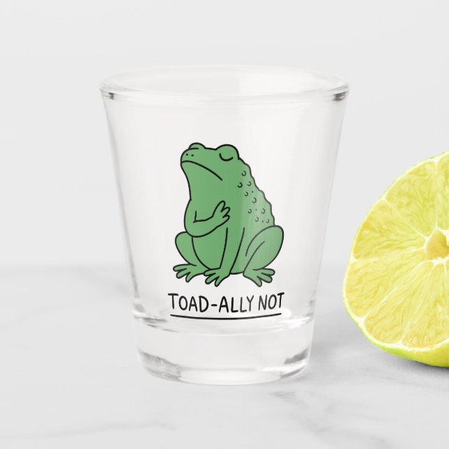 Copo De Shot Sapo Divertido Aliado Não Rã (Frente)