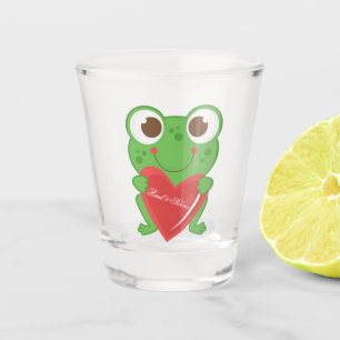Copo De Shot Sapo do feliz dia dos namorados