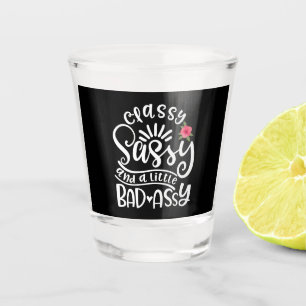 Copo De Shot Sassy Clássico E Um Pouco Mal Assy Amigos Sassy