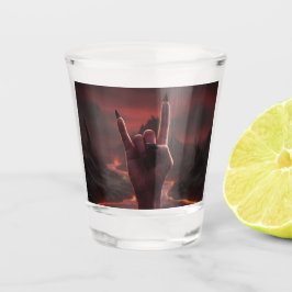 Copo De Shot Saudação Satânica