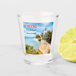 Copo De Shot Saúde a uma vida grata na Terra