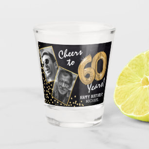 Copo De Shot Saúde aos anos 60 e aniversário 2 Foto