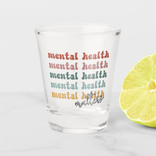 Copo De Shot Saúde Mental Importa Sensibilização Retroativa