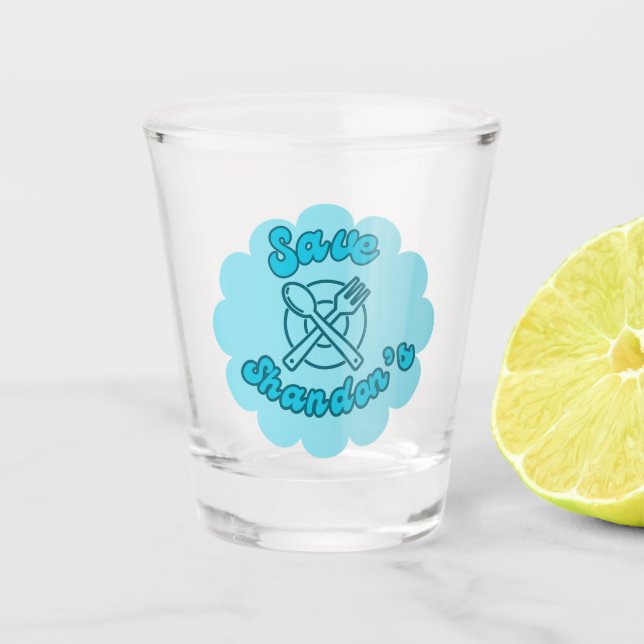 Copo De Shot SAVE SHANDON'S - Rob's Diner - The Crossing (Frente)