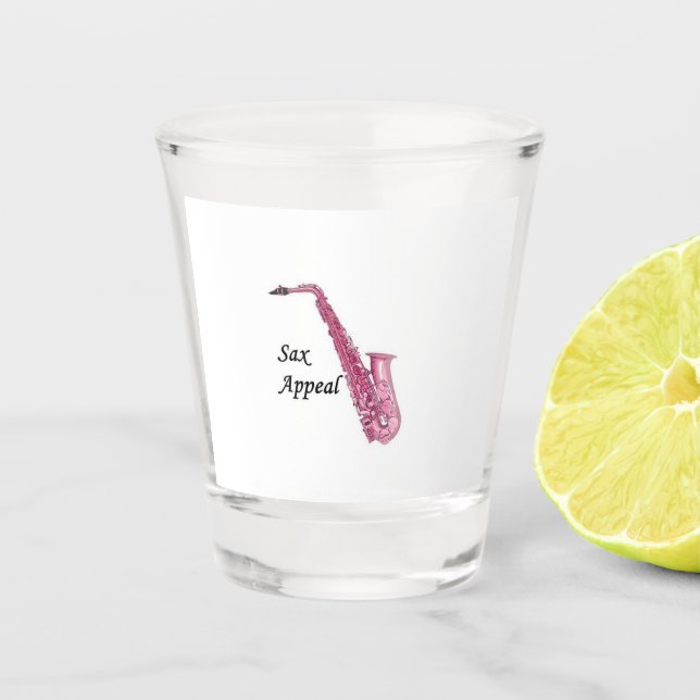 Copo De Shot Saxophone Shot Glass (Frente)