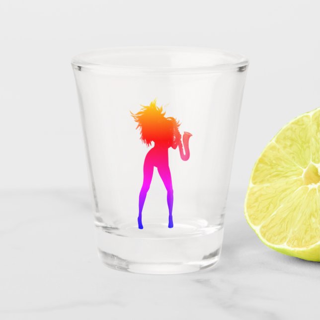 Copo De Shot Saxu Woman Shot Glass (Frente)