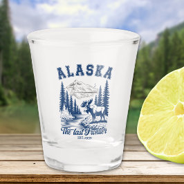 Copo De Shot Scenic Alaska Nature and Moose Design