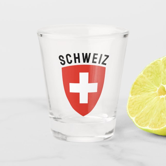 Copo De Shot Schweiz (Suiça de língua alemã) (Frente)