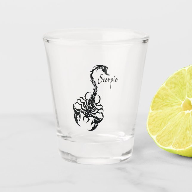 Copo De Shot Scorpio Zodiac Glass (Frente)
